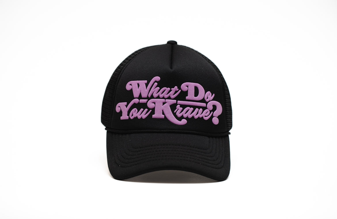 “What Do You Krave” Trucker Hat