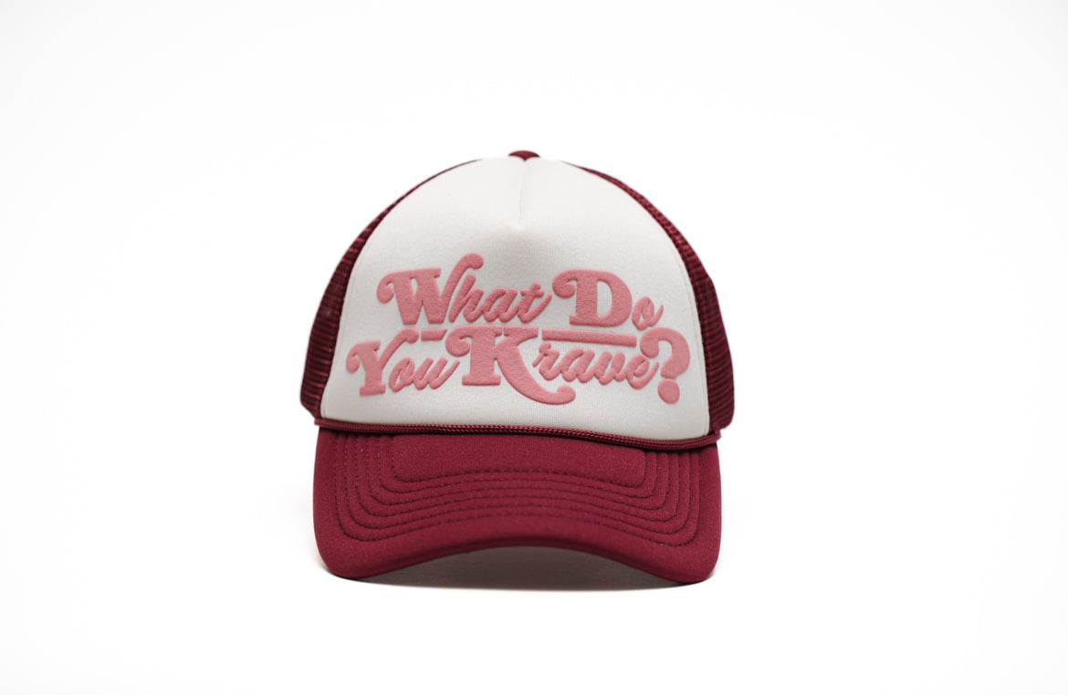 “What Do You Krave” Trucker Hat